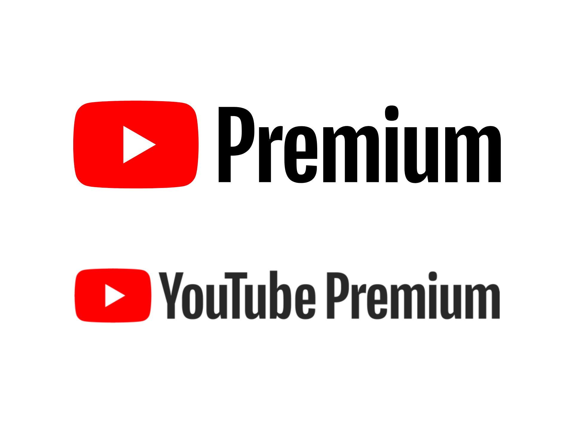 Logo YouTube Premium High Resolution