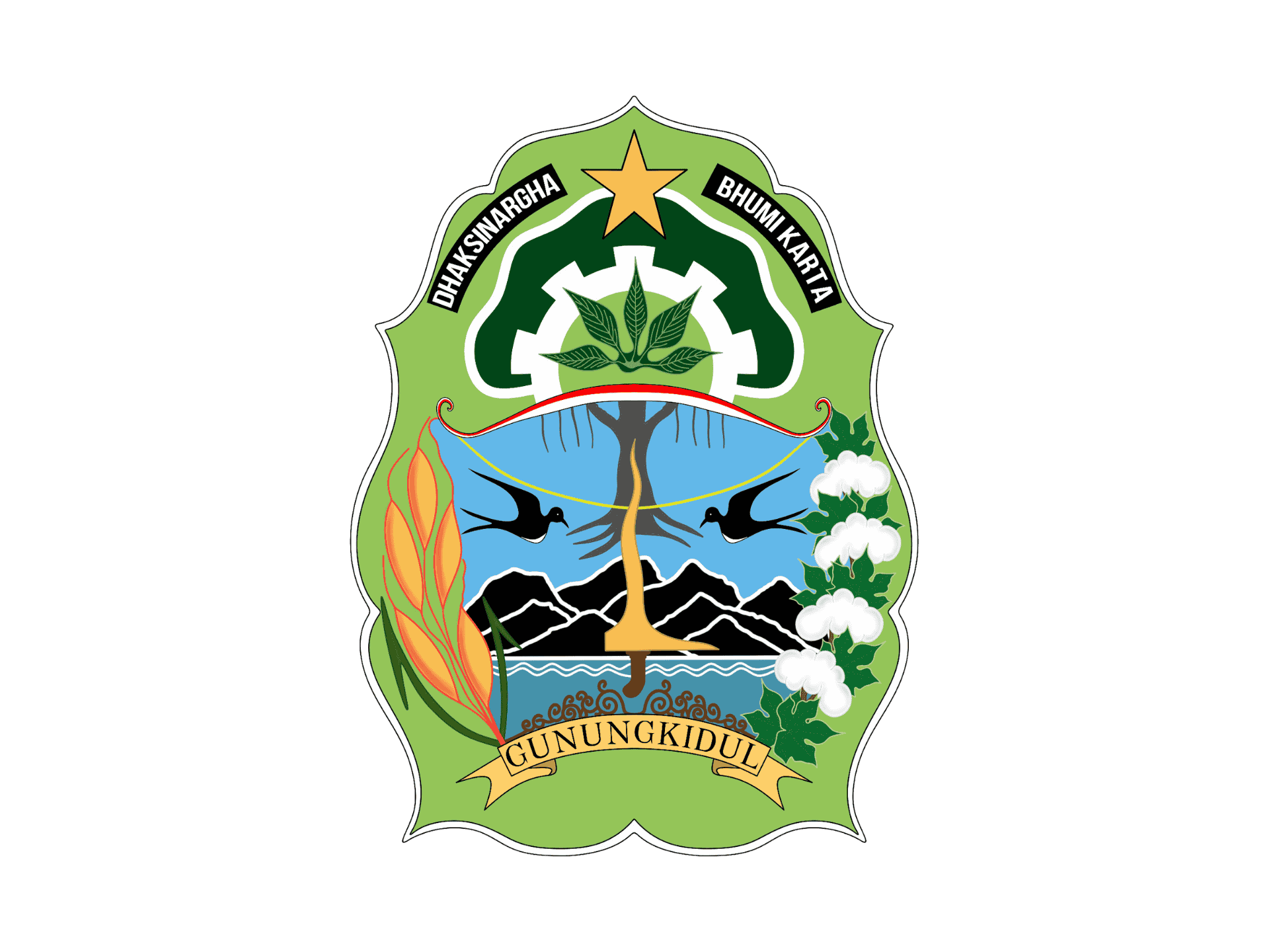 Logo Kabupaten Gunungkidul High Resolution