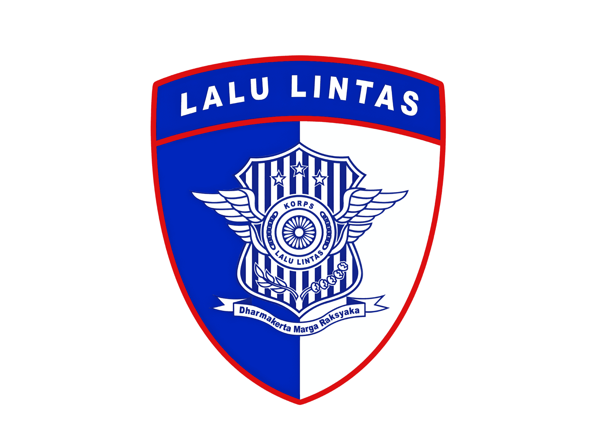 Logo Korps Lalu Lintas (KORLANTAS) Polri High Resolution
