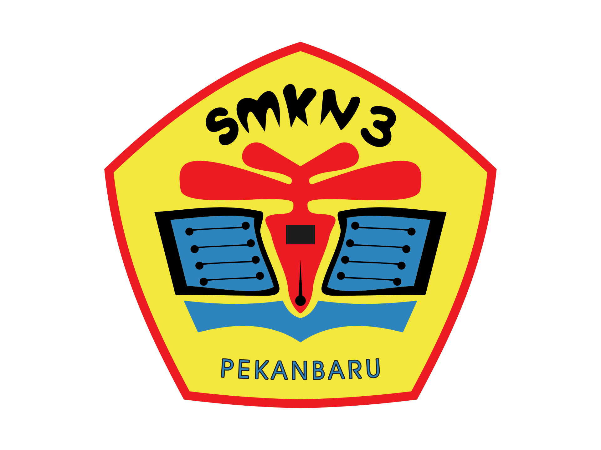 Logo SMK Negeri 3 Pekanbaru High Resolution