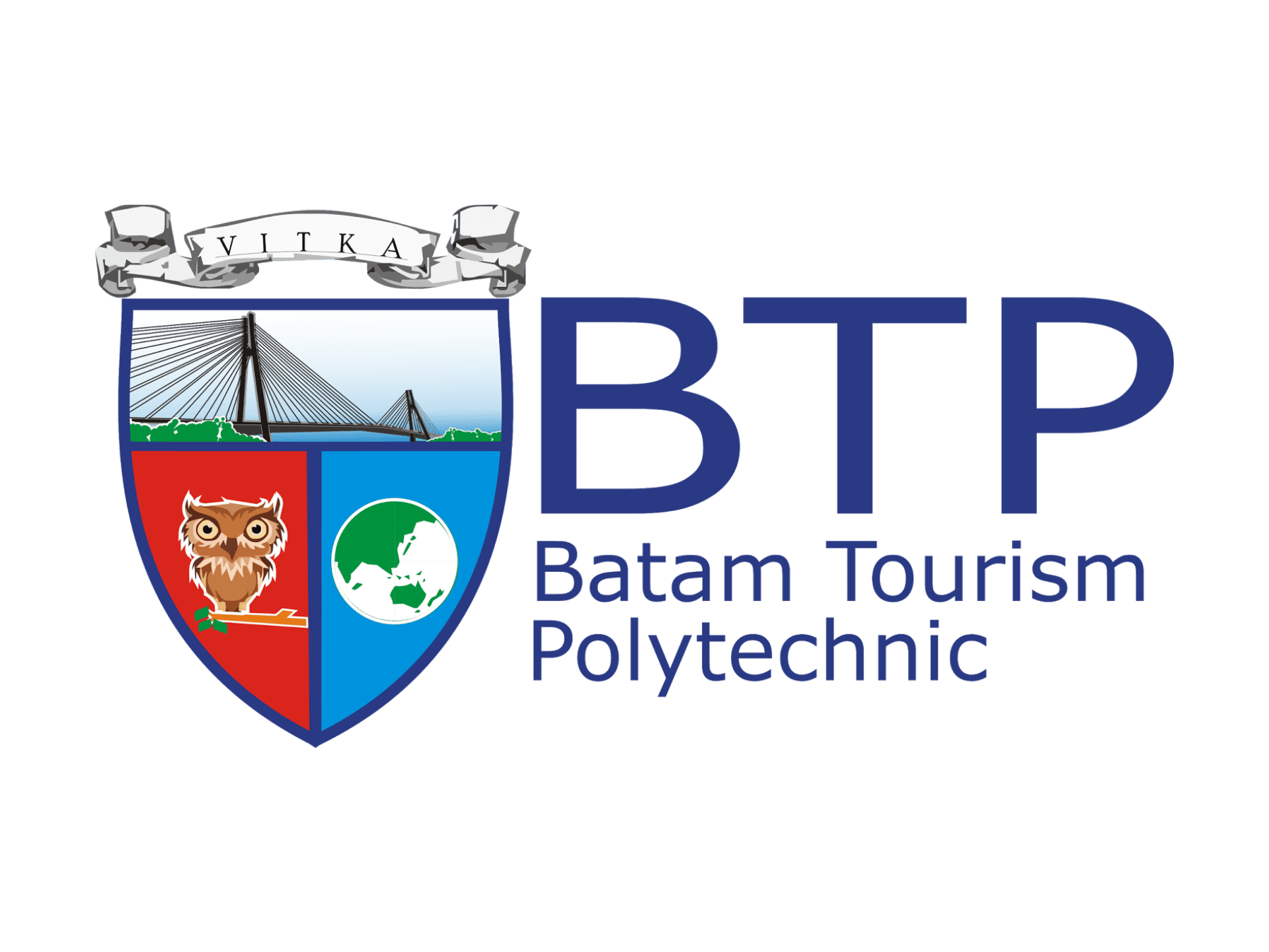 Logo Batam Tourism Polytechnic (BTP) High Resolution