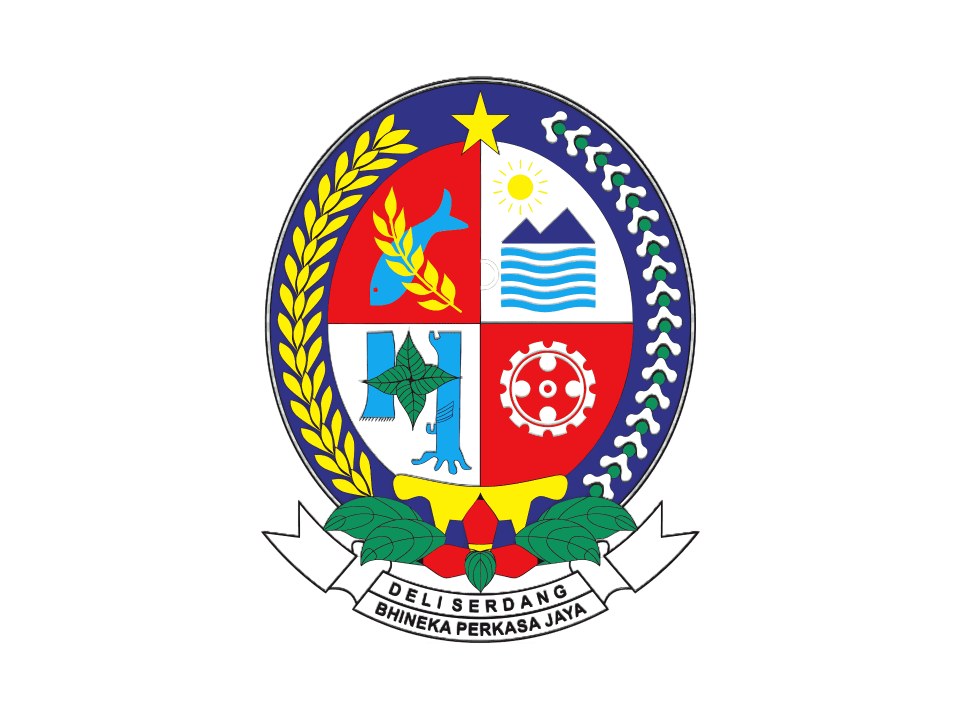 Logo Kabupaten Deli Serdang High Resolution