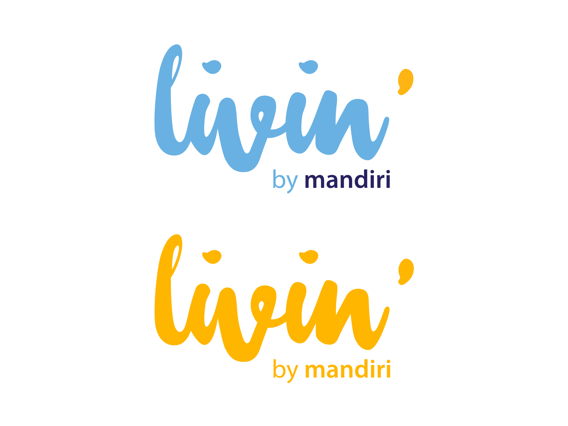 Logo Livin' by Mandiri High Resolution